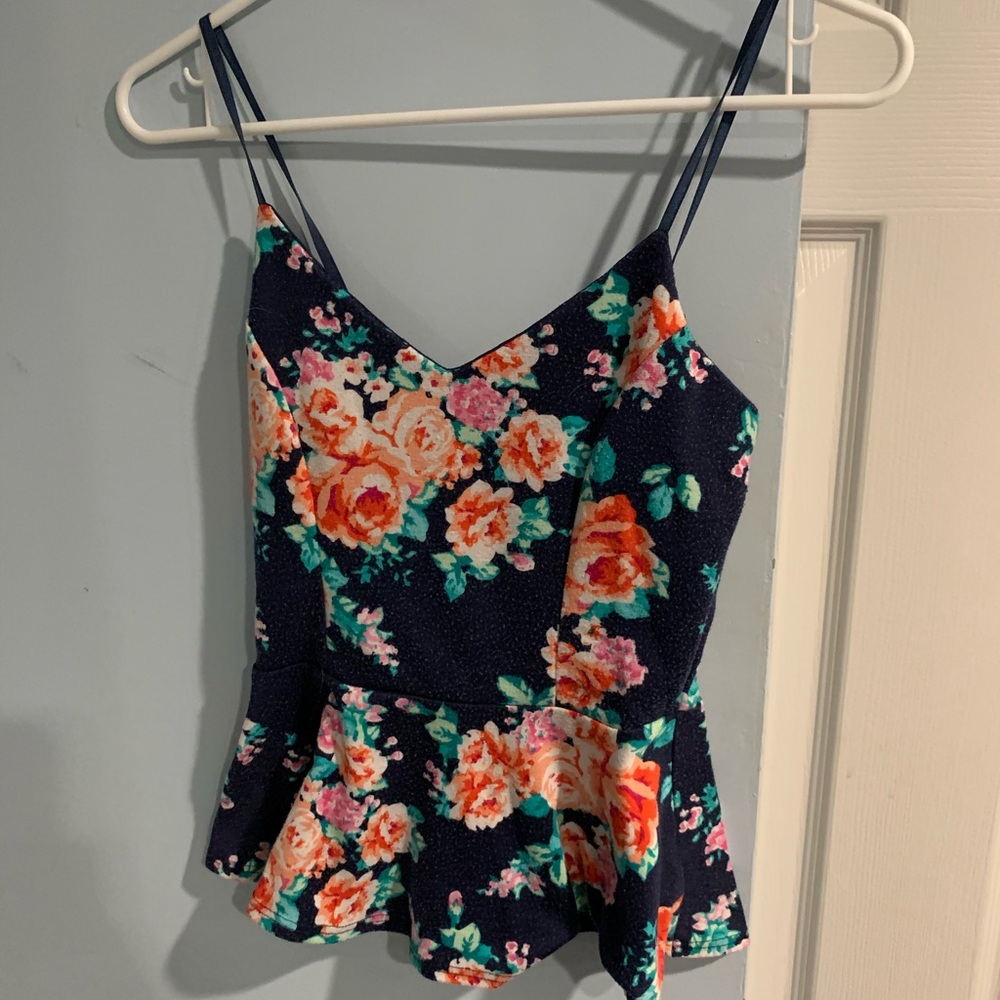 Beautiful floral tank top